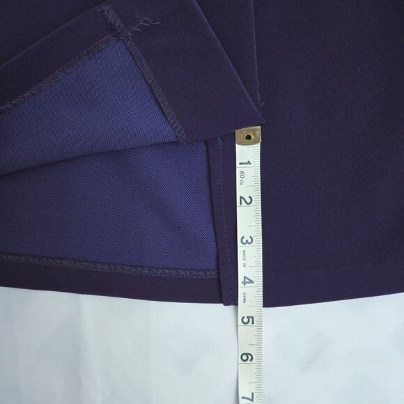 Briggs Petite Dark Purple Women's Pencil Skirt Size 6P - Picture 7 of 7